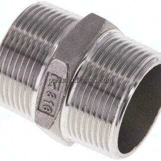 Doppelnippel NPT 1-1/4"-NPT 1-1/4", 1.4408