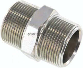 Doppelnippel NPT 1-1/4"-NPT 1-1/4", Stahl verzinkt