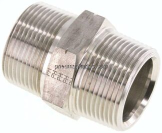 Doppelnippel NPT 1-1/4"-NPT 1-1/4", 1.4571