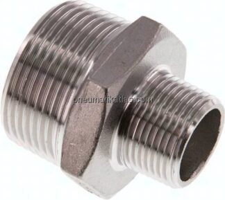 Doppelnippel R 1-1/4"-R 3/4", 1.4408