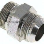 Doppelnippel G 1-1/4"-UN 1-5/8"-12(JIC), Stahl verzinkt