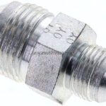 Doppelnippel UN 1-1/16"-12(JIC)-UNF 3/4"-16(JIC), Stahl verzinkt