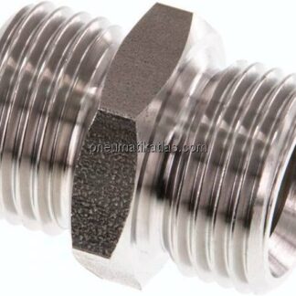 Doppelnippel G 1/2"-G 1/2", 1.4571