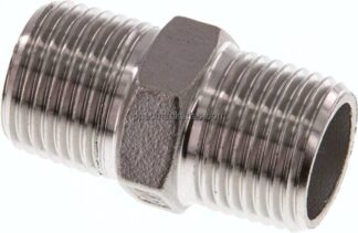 Doppelnippel R 1/2"-R 1/2", 1.4408