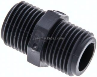 Doppelnippel G 1/2"-G 1/2", Polypropylen