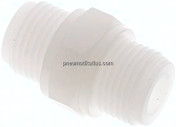 Doppelnippel G 1/2"-G 1/2", PVDF
