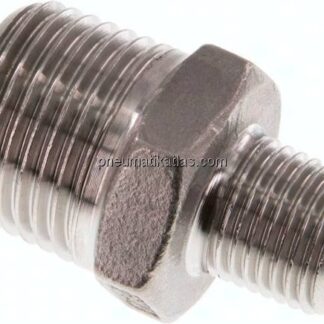 Doppelnippel R 1/2"-R 1/4", 1.4408