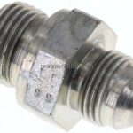Doppelnippel G 1/2"-UNF 3/4"-16(JIC), Stahl verzinkt