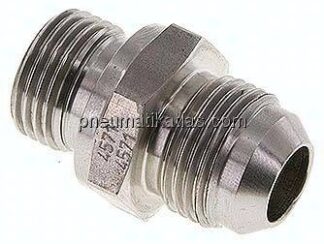 Doppelnippel G 1/2"-UNF 7/8"-14(JIC), 1.4571
