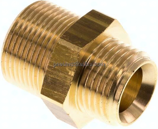 Doppelnippel G 1/2"-M 24x1,5, Messing