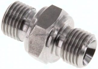 Hydraulik-Doppelnippel G 1/4"-G 1/4", 1.4571