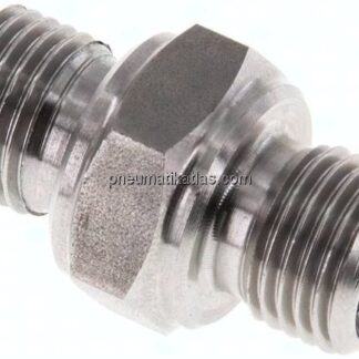 Hydraulik-Doppelnippel G 1/4"-G 1/4", 1.4571