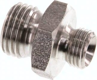 Doppelnippel G 1/4"-G 1/8", 1.4571