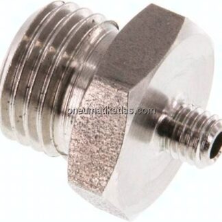Doppelnippel G 1/4"-M 5, 1.4571