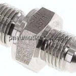 Doppelnippel G 1/4"-UNF 1/2"-20(JIC), 1.4571