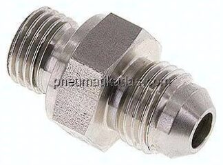 Doppelnippel G 1/4"-UNF 9/16"-18(JIC), 1.4571