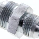 Doppelnippel UN 1-5/16"-12(JIC)-UN 1-1/16"-12(JIC), Stahl verzinkt