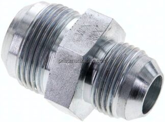 Doppelnippel UN 1-5/16"-12(JIC)-UN 1-1/16"-12(JIC), Stahl verzinkt