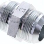 Doppelnippel UN 1-5/8"-12(JIC)-UN 1-5/8"-12(JIC), Stahl verzinkt