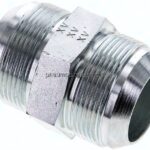 Doppelnippel UN 1-7/8"-12(JIC)-UN 1-7/8"-12(JIC), Stahl verzinkt
