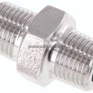 Doppelnippel NPT 1/8"-NPT 1/8", 1.4571