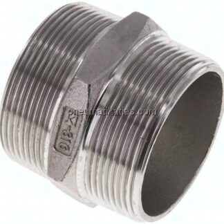 Doppelnippel NPT 2"-NPT 2", 1.4408