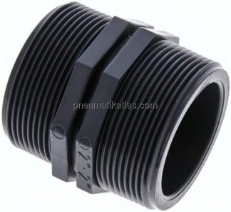 Doppelnippel G 2"-G 2", Polypropylen