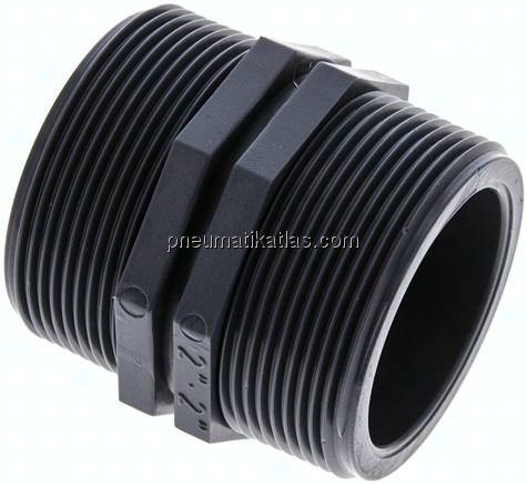 Doppelnippel G 2"-G 2", Polypropylen