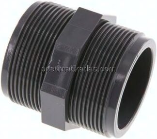 Doppelnippel G 2"-G 2", PVC-U
