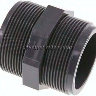 Doppelnippel G 2"-G 2", PVC-U