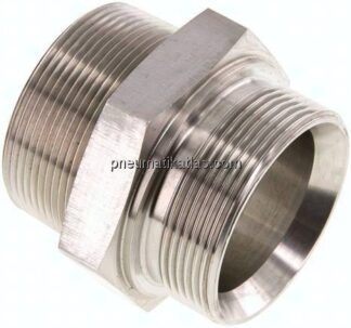 Doppelnippel G 2"-NPT 2", 1.4571