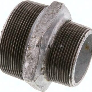 Doppelnippel R 2-1/2"-R 2", Temperguss verzinkt