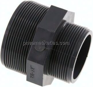 Doppelnippel G 2-1/2"-G 2", PVC-U
