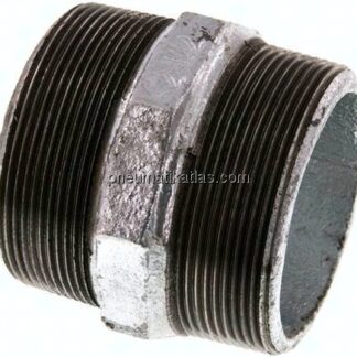 Doppelnippel R 2-1/2"-R 2-1/2", Temperguss verzinkt