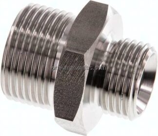Doppelnippel G 3/4"-G 1/2", 1.4571