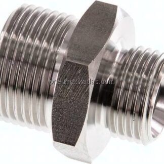 Doppelnippel G 3/4"-G 1/2", 1.4571