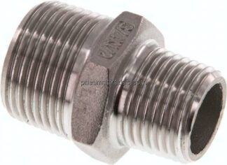 Doppelnippel R 3/4"-R 1/2", 1.4408