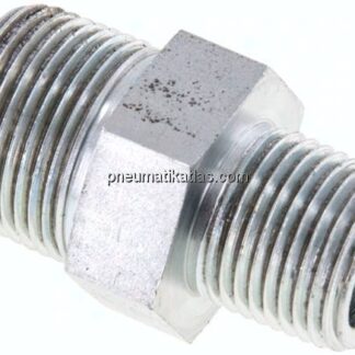 Doppelnippel NPT 3/4"-NPT 1/2", Stahl verzinkt