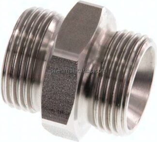 Doppelnippel G 3/4"-G 3/4", 1.4571