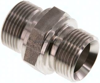 Hydraulik-Doppelnippel G 3/4"-G 3/4", 1.4571