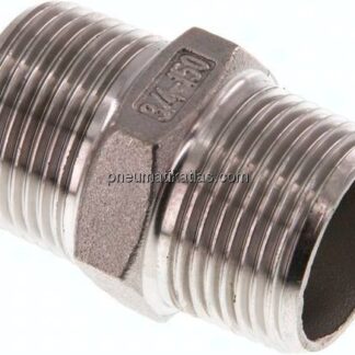 Doppelnippel R 3/4"-R 3/4", 1.4408