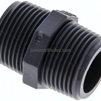 Doppelnippel G 3/4"-G 3/4", Polypropylen