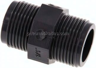 Doppelnippel G 3/4"-G 3/4", PVC-U