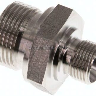 Hydraulik-Doppelnippel G 3/4"-G 3/8", 1.4571