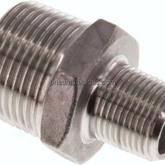 Doppelnippel R 3/4"-R 3/8", 1.4408