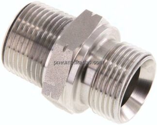 Doppelnippel G 3/4"-NPT 3/4", 1.4571
