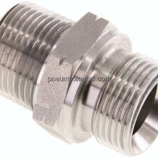 Doppelnippel G 3/4"-NPT 3/4", 1.4571