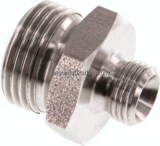 Doppelnippel G 3/8"-G 1/8", 1.4571