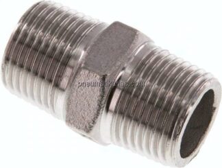 Doppelnippel R 3/8"-R 3/8", 1.4408