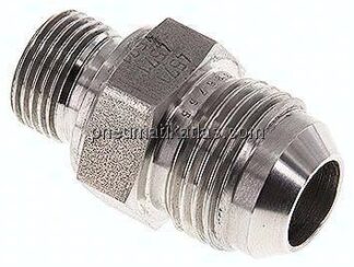 Doppelnippel G 3/8"-UNF 7/8"-14(JIC), 1.4571